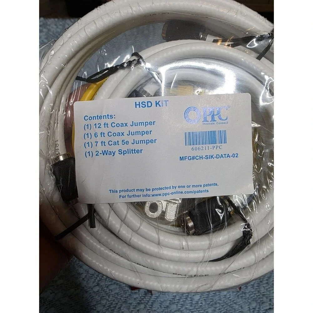 PPC, HSD kit, MFG# CH-SIK-DATA-02.  Home/Office‎ Phone & Data Cable Kit F3